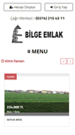 Mobile Screenshot of bilgeemlak.com